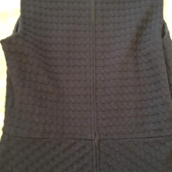 Theory navy textured dress  8 - Picture 5 of 5